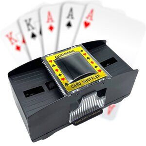 Automatic Card Shuffler Battery Operated 1–2 Deck Portable Game Night Gift Ideas